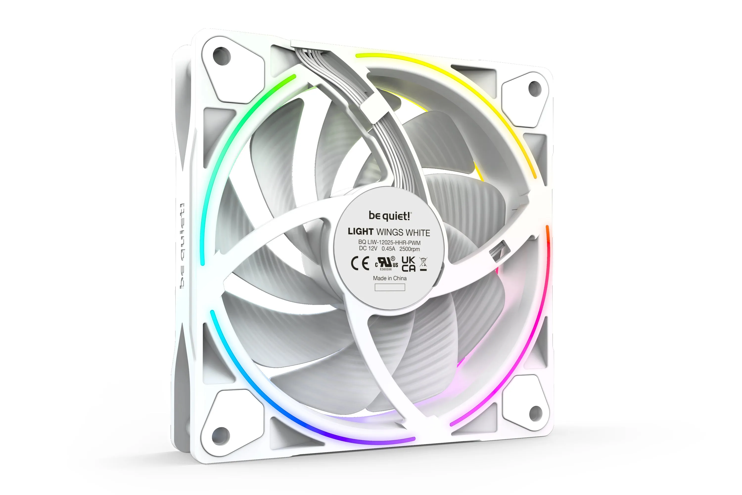 120Mm Be Quiet! Light Wings White Pwm High-Speed Triple-Pack