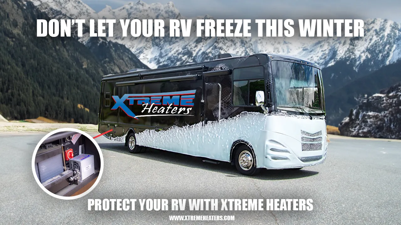 2 Pack Xtreme Heaters Large  800W XXXHEAT RV & Camper Heater