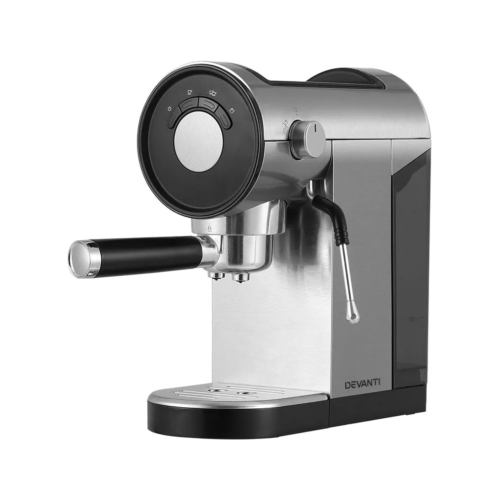 20 Bar Espresso Machine Instant Heat Milk Frother Devanti