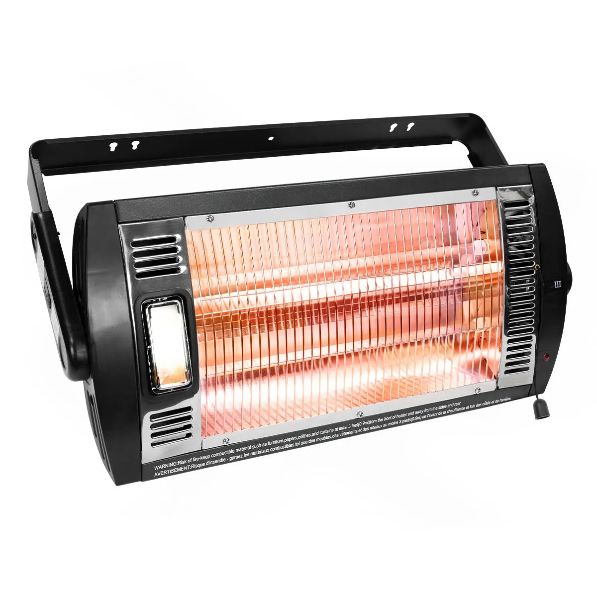 26 In. Dual Quartz Electric Indoor Ceiling Mount Heater