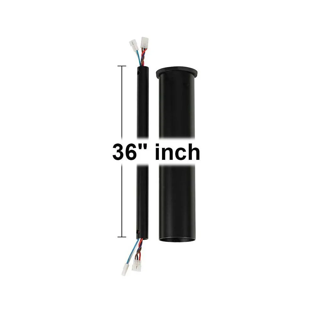 36" Minimalist Downrod - Matte Black