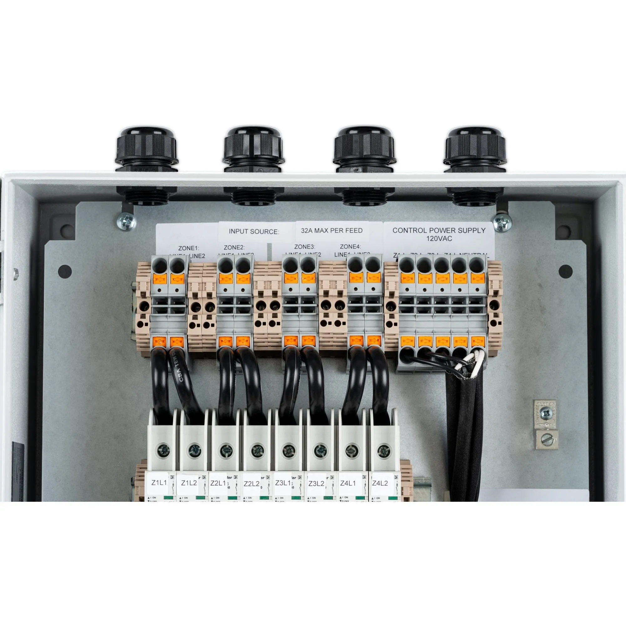 4 Zone 240V to 480V Contactor Box