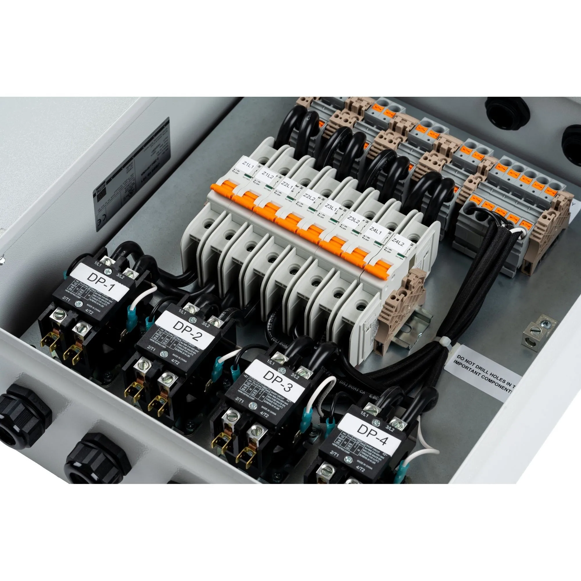 4 Zone 240V to 480V Contactor Box