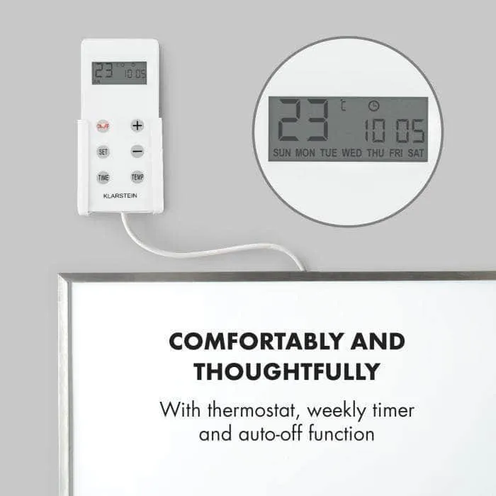 720 Watts Electric infrared Panel Heater, Energy Efficient IR Heaters, IP24, APP Control, Wall Mounted, Ceiling, Infrared 120x60 CMS for Recessed Ceiling, Wall Mounting Infrared Heating System