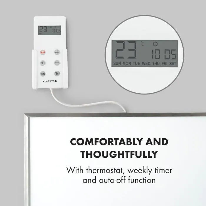 720 Watts Electric infrared Panel Heater with Thermostat, Energy Efficient IR Heaters, APP Control, Wall Mounted, Ceiling, Infrared 120x60 CMS for Recessed Ceiling, Wall Mounting Infrared Heating System