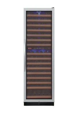 Allavino FlexCount Classic II Tru-Vino 172 Bottle Dual Zone Stainless Steel Right Hinge Wine Refrigerator YHWR172-2SR20