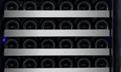 Allavino FlexCount II Tru-Vino 112 Bottle Dual Zone Stainless Steel Wine Fridge 2X-VSWR56-1S20