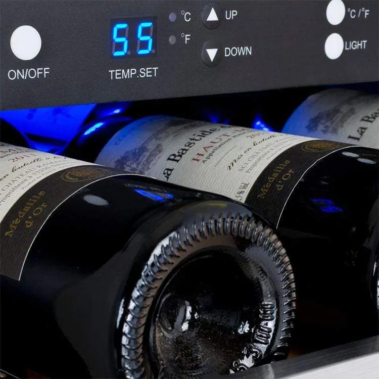 Allavino FlexCount II Tru-Vino 2.3 Amps 30 Bottle/88 Can Dual Zone Beverage/Wine Fridge 3Z-VSWB15-2S20