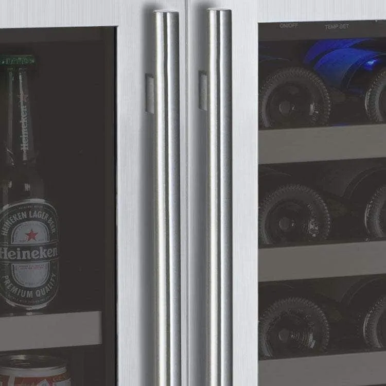 Allavino FlexCount II Tru-Vino 2.3 Amps 30 Bottle/88 Can Dual Zone Beverage/Wine Fridge 3Z-VSWB15-2S20