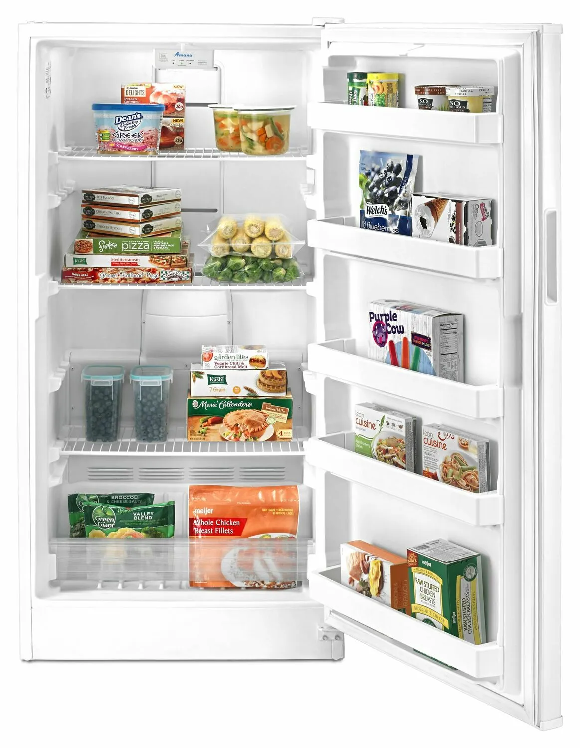 Amana AZF33X16DW 16 Cu. Ft. Upright Freezer With Energy-Saving Insulation - White