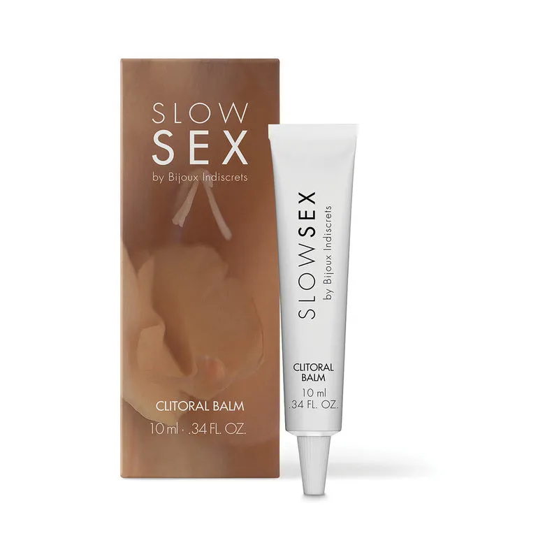 Bijoux Indiscrets Slow Sex Sensitizing Clitoral Balm, 0.34 oz - Enhancing Intimacy Gel