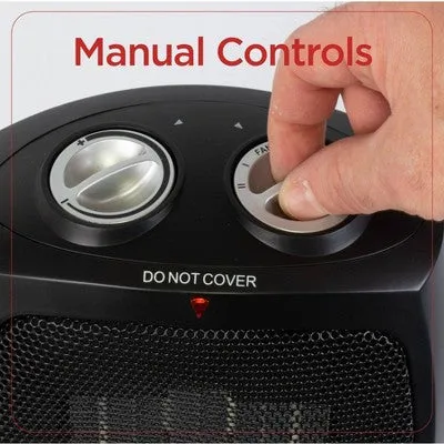 BLACK DECKER Personal Ceramic Indoor Heater Black