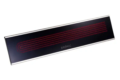 Bromic Heating - Platinum Smart-Heat 2300 Watt Radiant Infrared Outdoor Electric Heater - Black