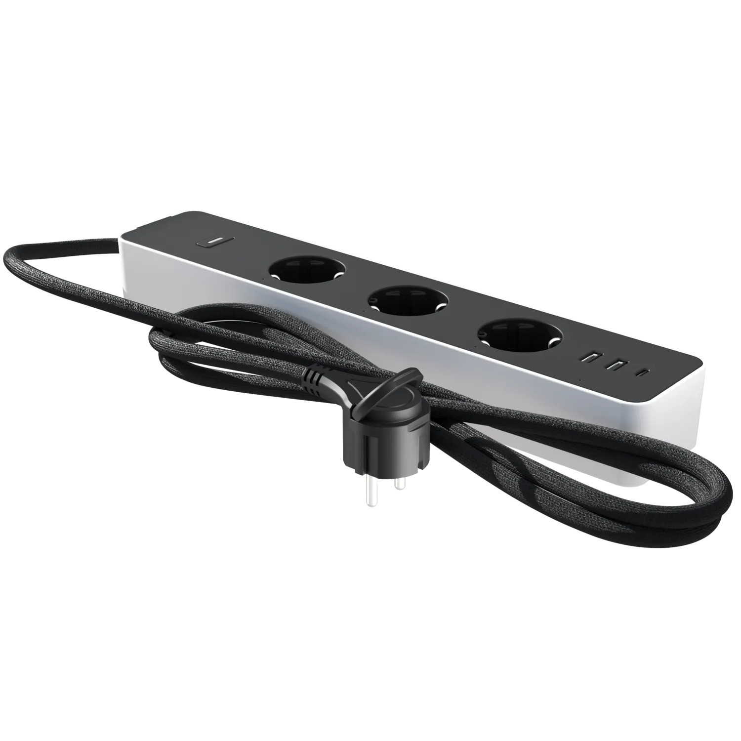 Calex Smart Power Strip - with Energy Meter - White and Black