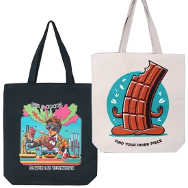 Canvas Eco Friendly Tote Bag (For Chocolate Fans)