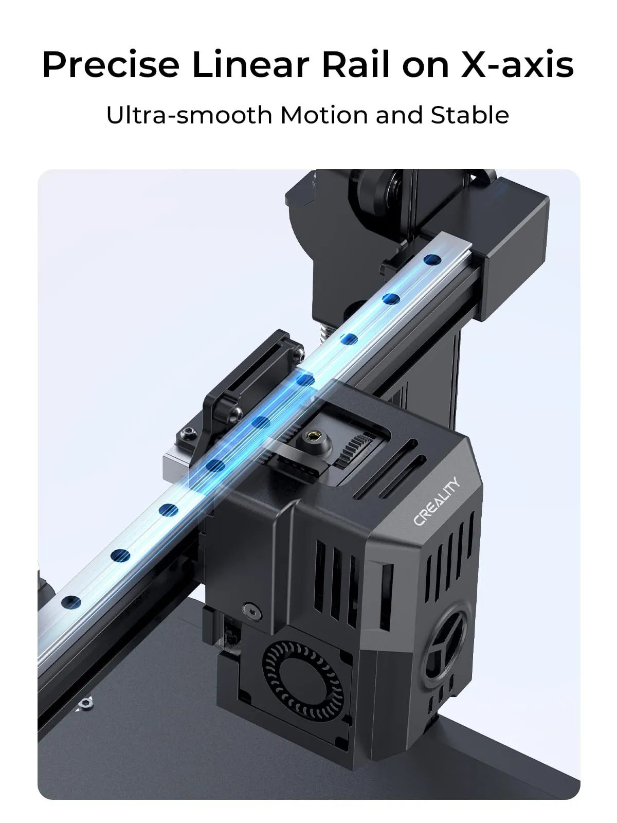 Creality Ender-3 V3 KE 3D Printer, 500 mm/s High-Speed Printing with Auto-Leveling, Sprite Direct Extruder Supports 300℃ Printing, Smooth Detail, 220×220×250 mm Print Volume