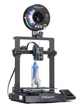 Creality Ender-3 V3 KE 3D Printer, 500 mm/s High-Speed Printing with Auto-Leveling, Sprite Direct Extruder Supports 300℃ Printing, Smooth Detail, 220×220×250 mm Print Volume