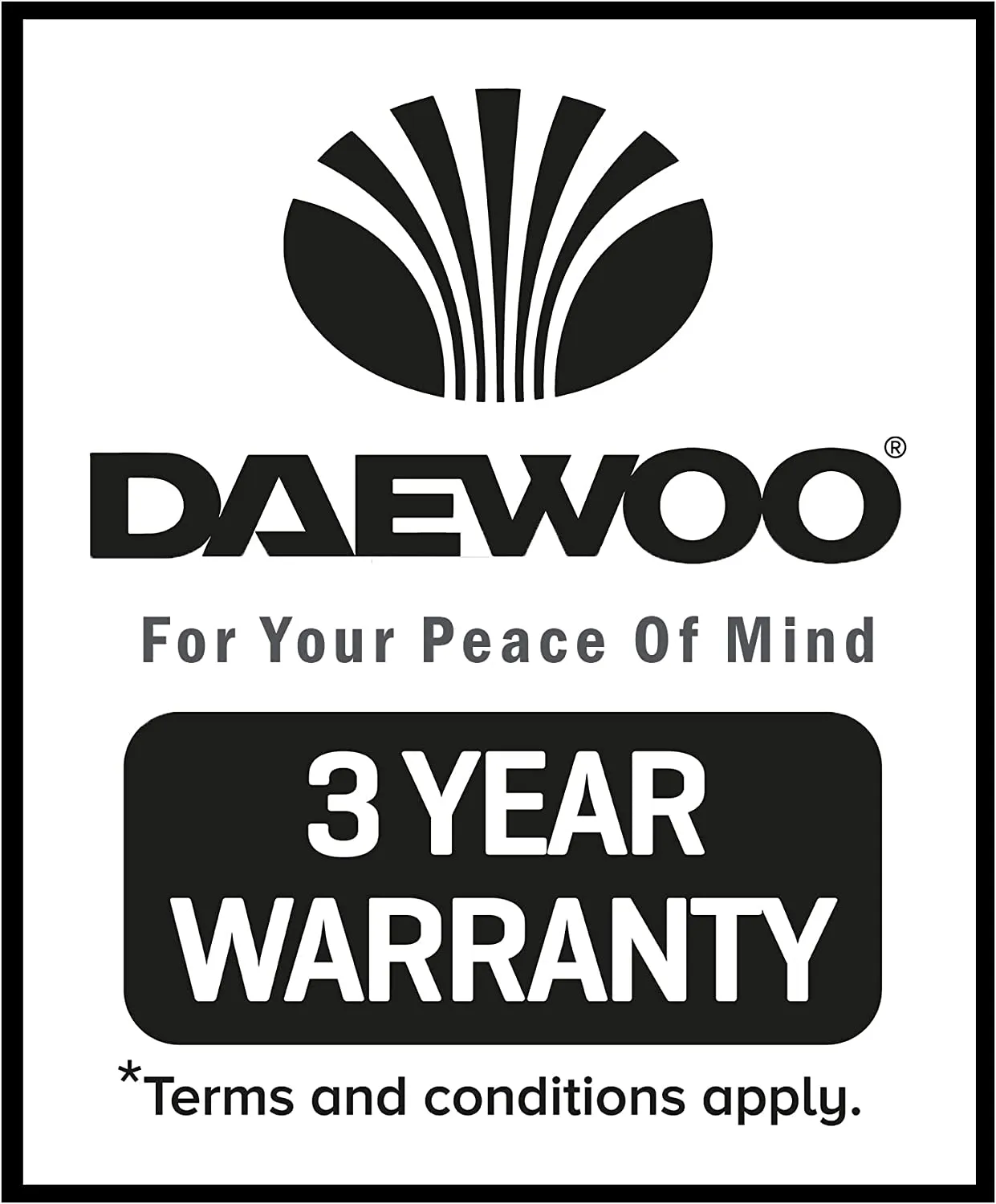 Daewoo Bladeless Tower Fan & Heater with Remote Control