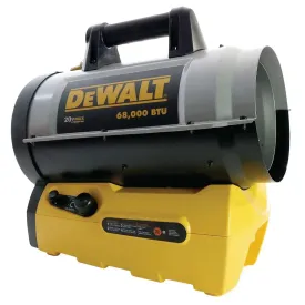 DeWalt 20V MAX 70,000 BTU Cordless Forced Air Propane Heater