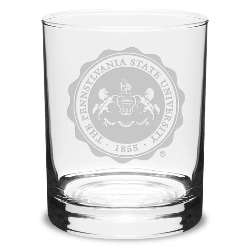 Double Old Fashion Etched Penn State Seal