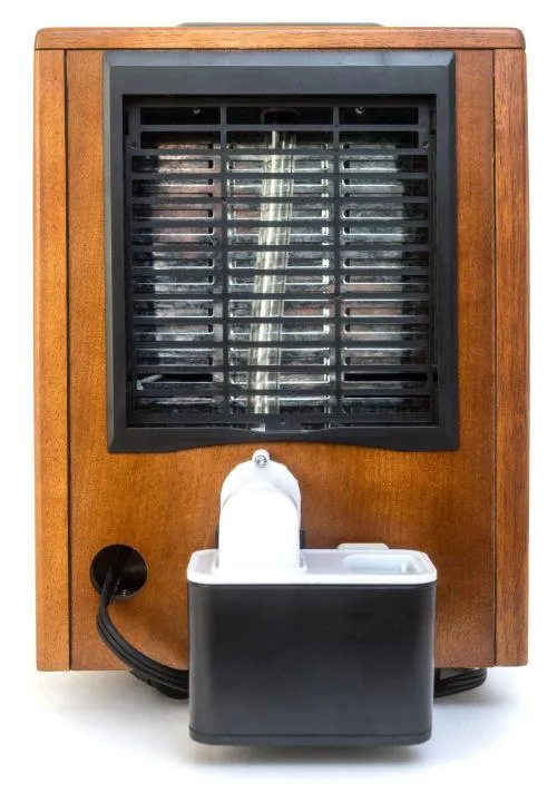 Dr. Infrared Heater DR-998, 1500W, Advanced Dual Heating System with Humidifier and Oscillation Fan and Remote Control