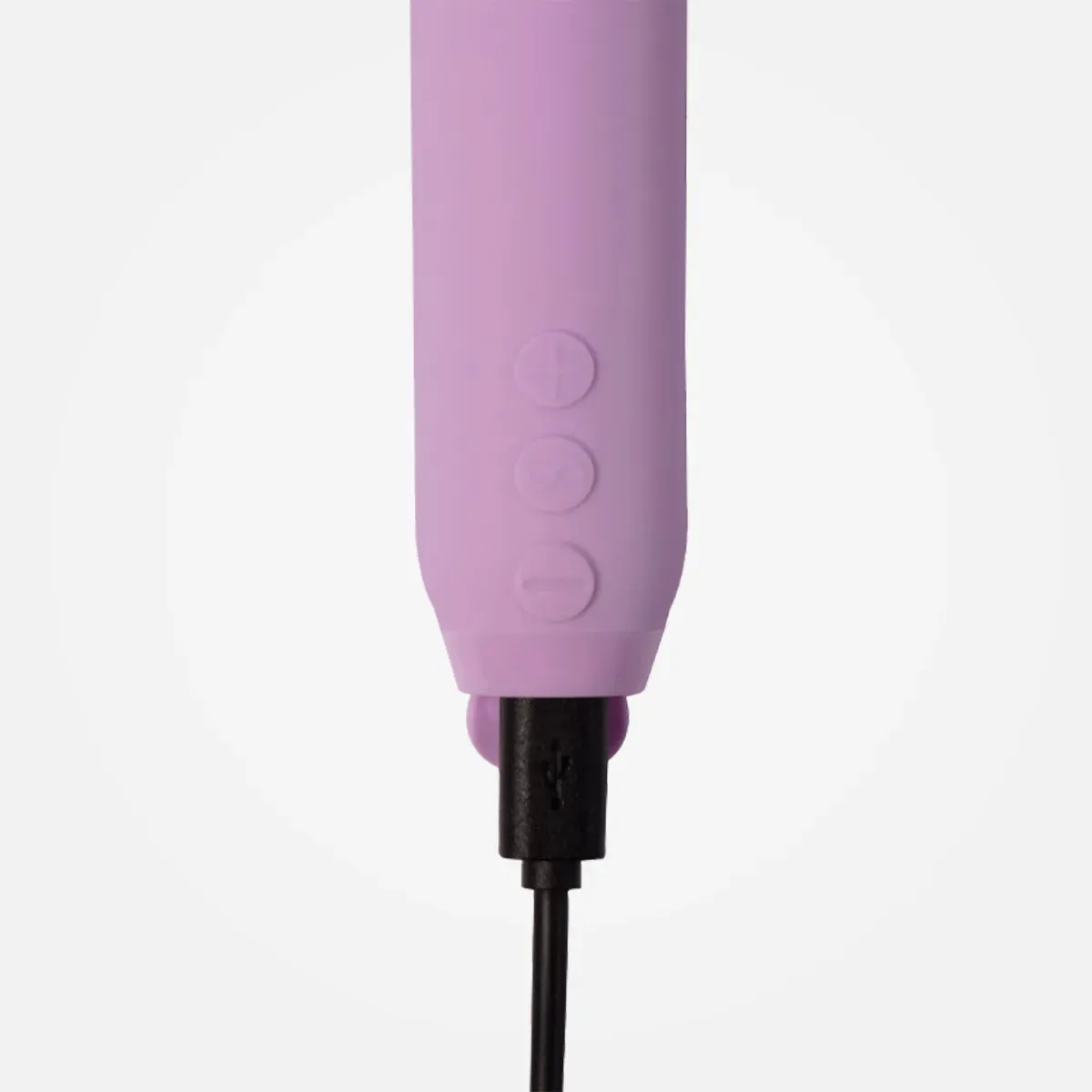 Duet - Rechargeable Lilac Silicone Textured Bullet Vibrator