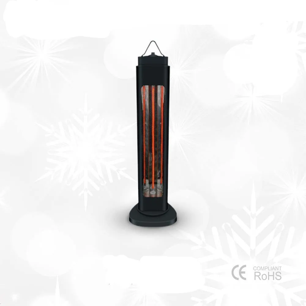 ENERJ Portable Infrared Heater, 600W & 1200W Dual Mode Infrared Heater with Carbon Heating Element, Heater for Home and Office, Energy Efficient