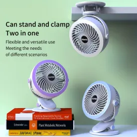 Enjoy Cool Breezes Anywhere Portable Circular Clip-On Fan