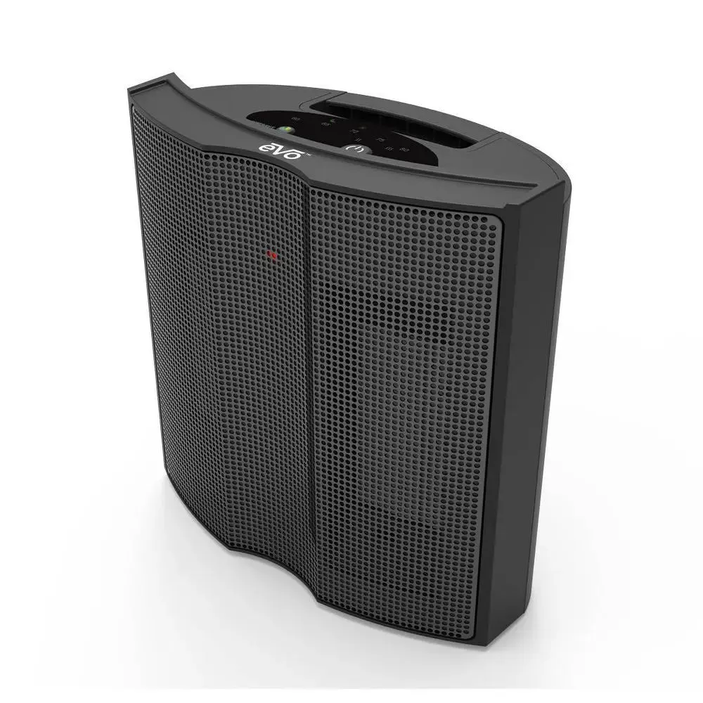 EVO Evolution Twin Ceramic Personal Space Small Portable Heater