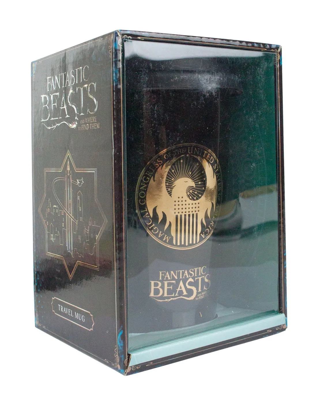 Fantastic Beasts And Where To Find Them MACUSA Logo Travel Mug