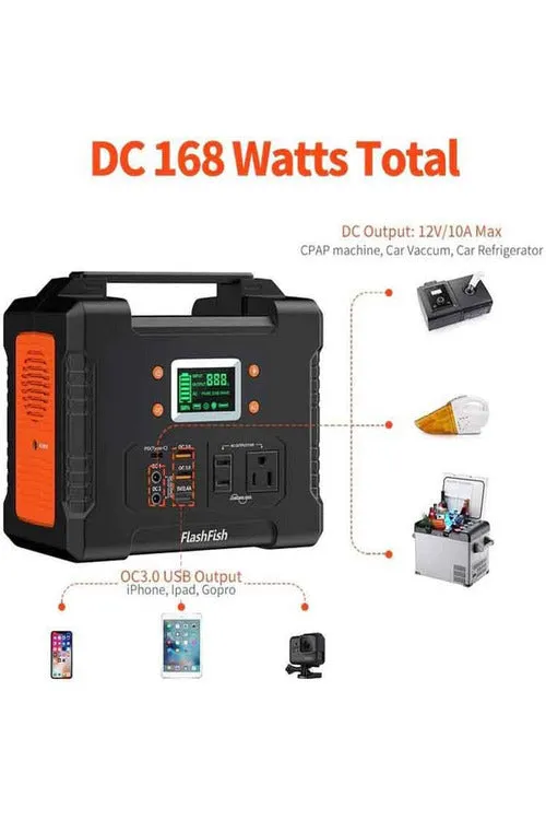 FlashFish E300 330W Portable Power Station