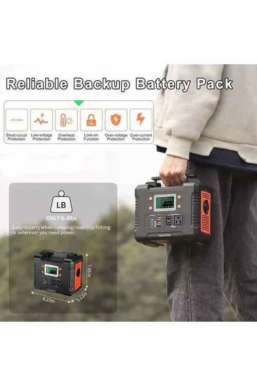 FlashFish E300 330W Portable Power Station