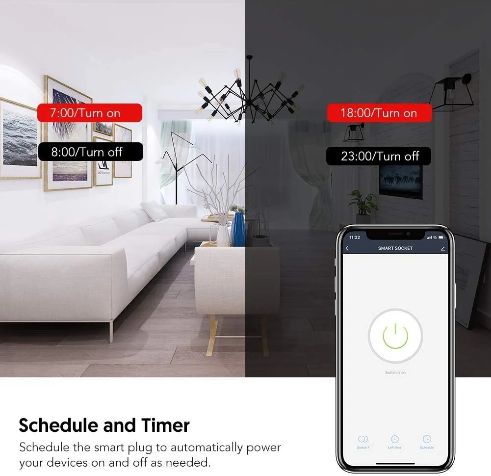 FluxTech - Wireless 2.4GHz Wi-Fi Smart Socket