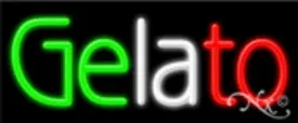 Gelato Handcrafted Energy Efficient Real Glasstube Neon Sign