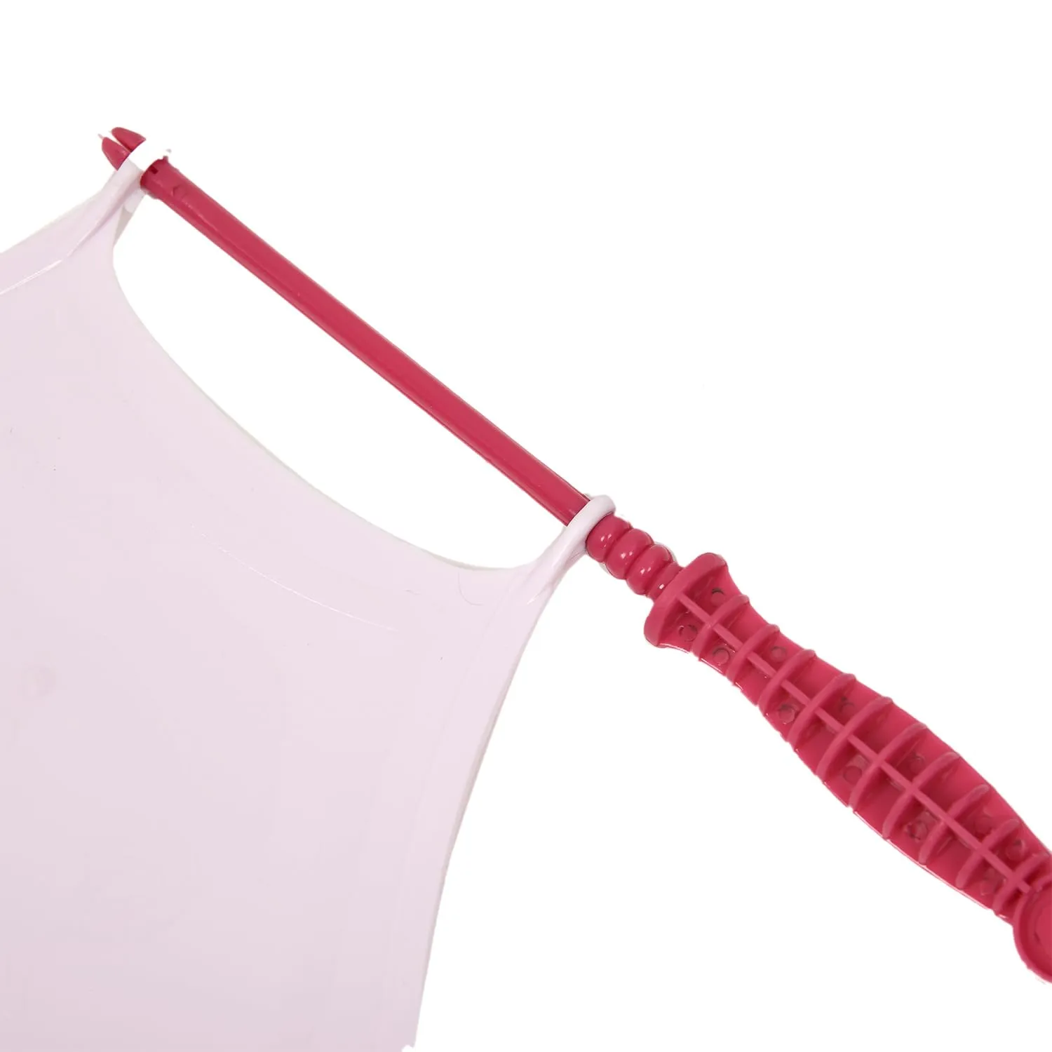 Heart Home Hand Fan | Plastic Hath Pankha | Hand Fan for Summer | Beejna for Natural Air | Caty Fan | Useful for Travel | Hand Fan for Cool Air | Pack of 2 | Pink