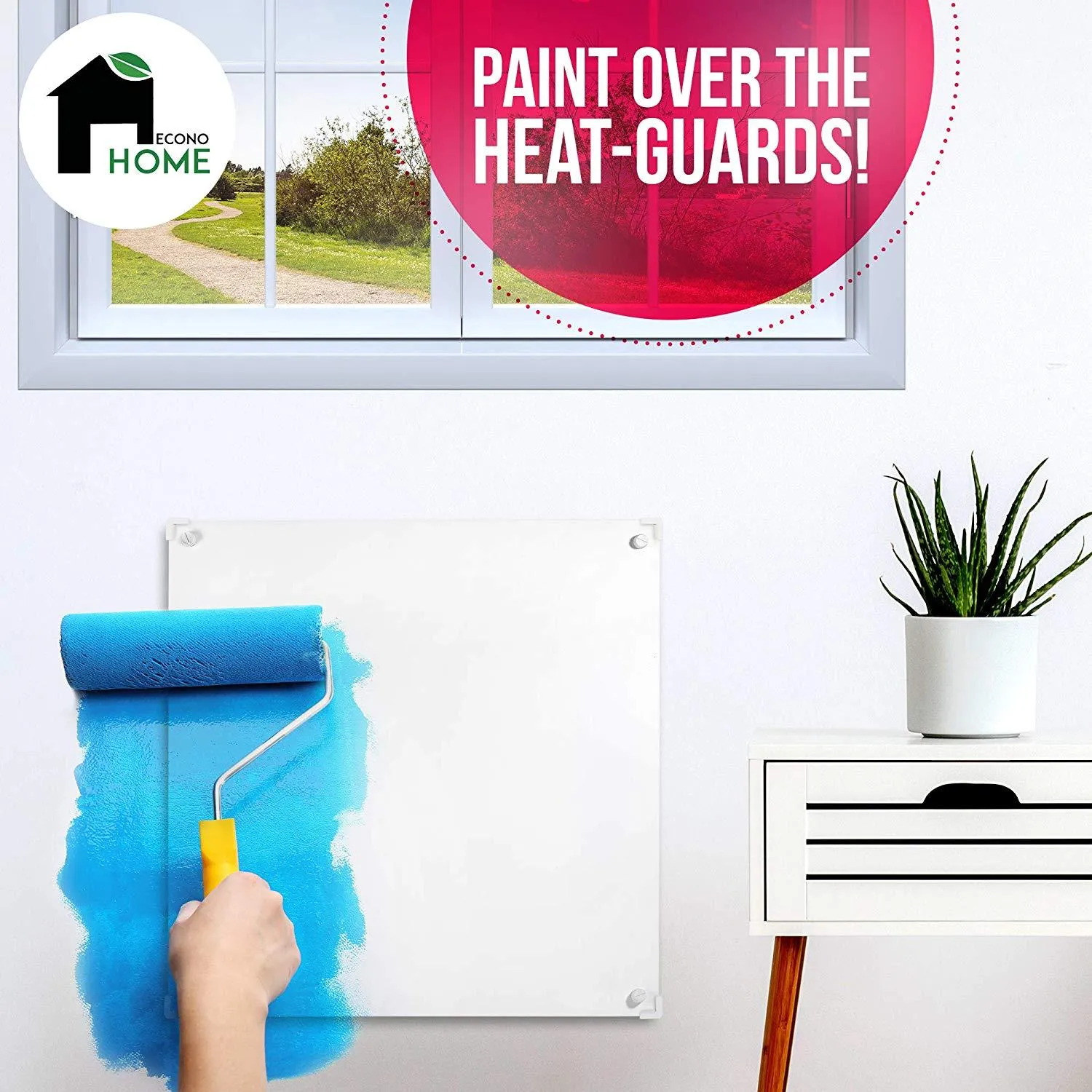 Heat Guard for Wall Mount Space Convector Heater Panel