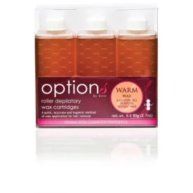 Hive Roller Depilatory Refills Warm Honey Wax (6 x 80g)