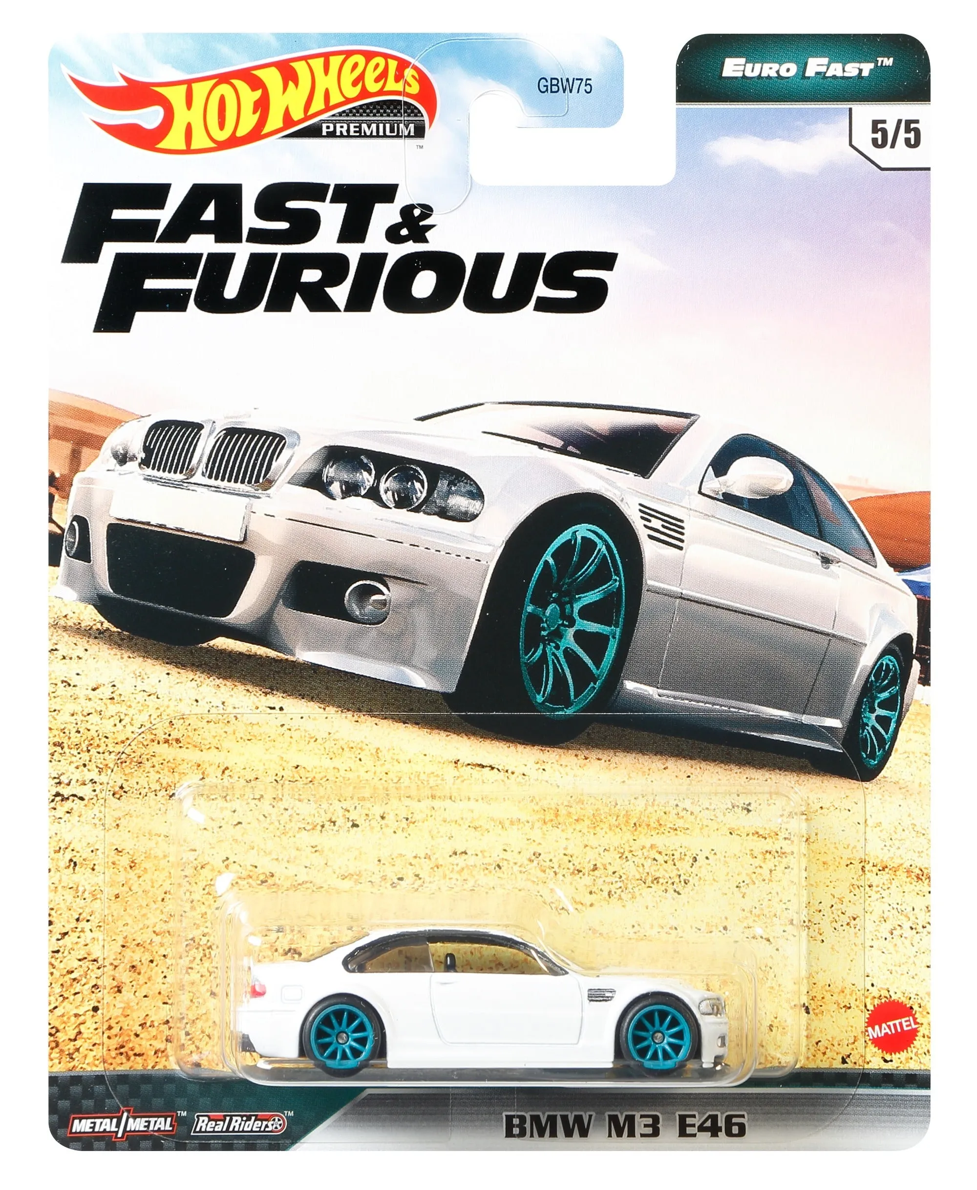 Hot Wheels Fast & Furious Euro Fast 5/5 BMW M3 E46