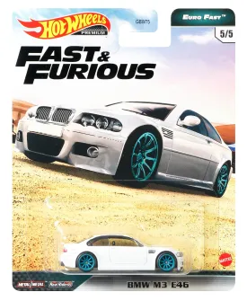 Hot Wheels Fast & Furious Euro Fast 5/5 BMW M3 E46