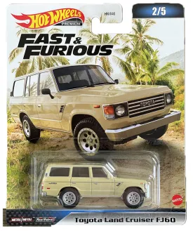 Hot Wheels Premium Fast & Furious Vehicle 2/5 Toyota Land Cruiser Fj60
