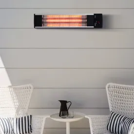 Indoor Outdoor Space Heater Wall Mount Quiet Infrared Heater