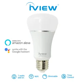 ISB610 7W 600 lumens E26 Smart Multi-Color LED WiFi Light Bulb Works with Alexa and Google Assistant