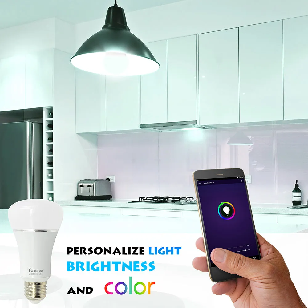 ISB610 7W 600 lumens E26 Smart Multi-Color LED WiFi Light Bulb Works with Alexa and Google Assistant