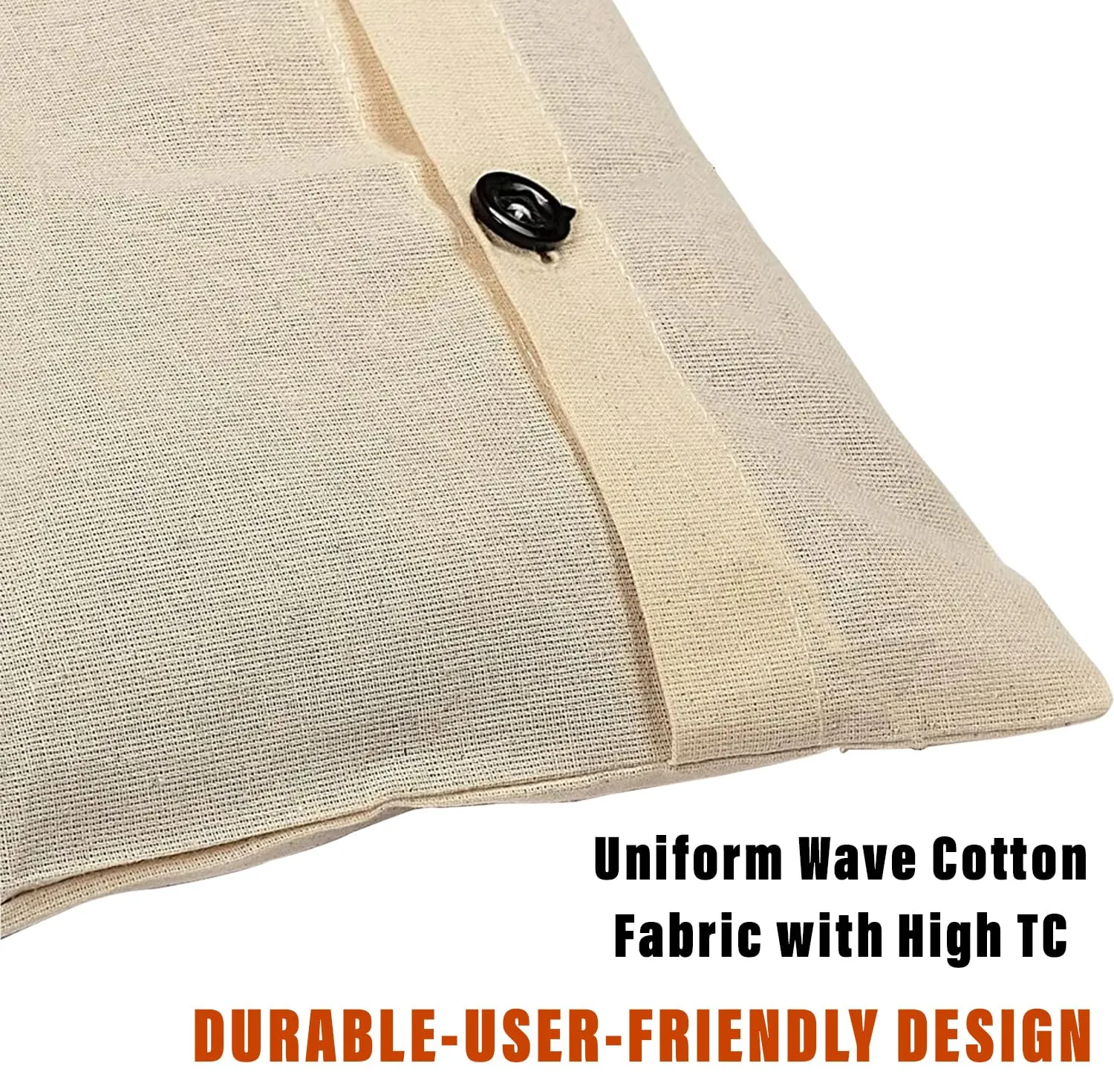 Kuber Industries Saree Bags | Clothes Bags for Storage | Cotton Wardrobe Organizer | Mesh Window Cloth Storage Bags Set | Single Packing Saree Cover with Button | Pack of 20 | Cream