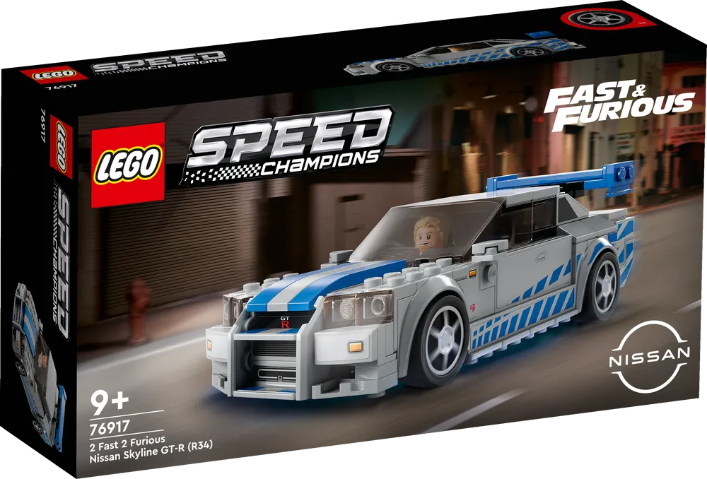 LEGO Speed Champions 2 Fast 2 Furious Nissan Skyline GT-R (R34) 76917