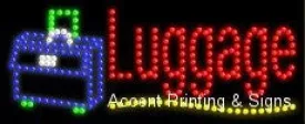 Luggage LED Sign (High Impact, Energy Efficient)
