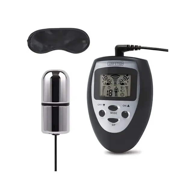 Lux Fetish Electro-sex Shock Bullet with Remote Control