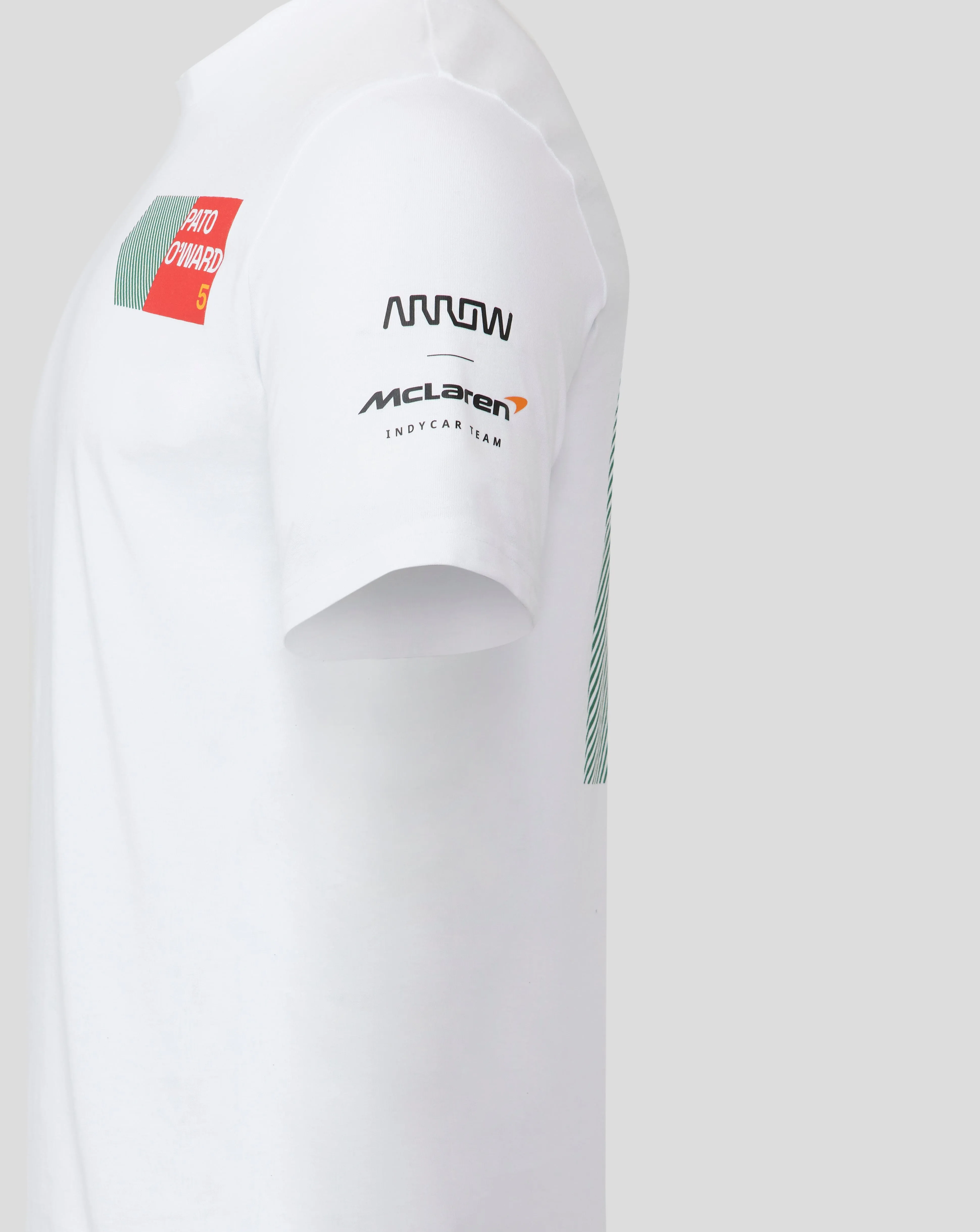 McLaren Indy Car Men's Pato O'Ward T-Shirt - White