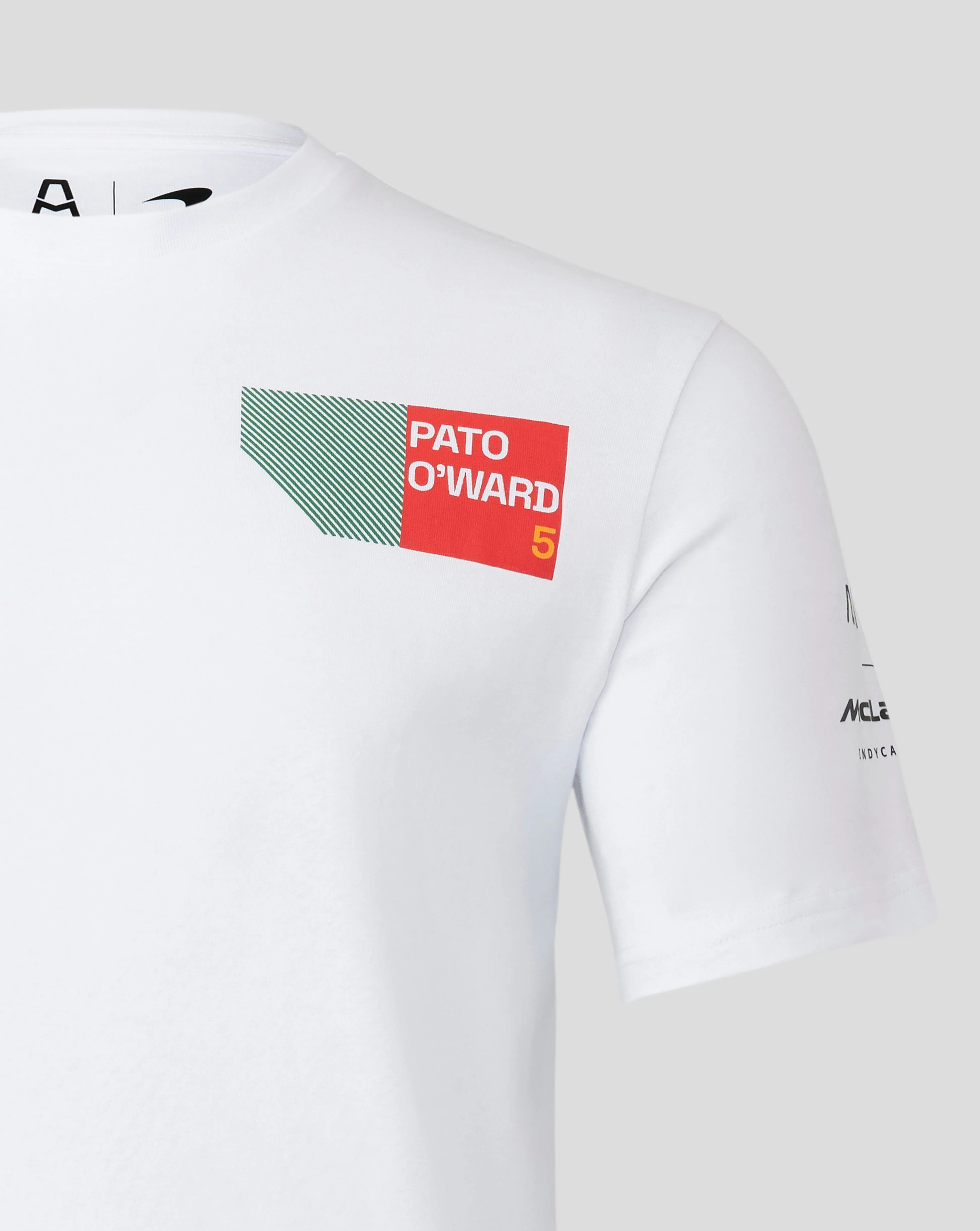 McLaren Indy Car Men's Pato O'Ward T-Shirt - White