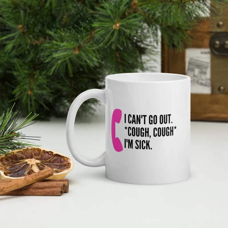 Mean Girls |  i cant go out   cough cough im sick i  Regina George Mug | Pink Millennial,11oz ceramic mug  gift